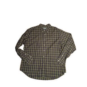 Ralph Lauren Shirt Mens XXL Blue Plaid Button Down Long Sleeve Pony Cotton